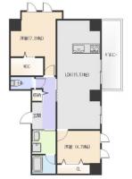 【令和6年秋完成予定】新築賃貸マンション　パレスコソコ2LDK-B