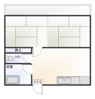 石垣市大川　2LDK　コーポ金城